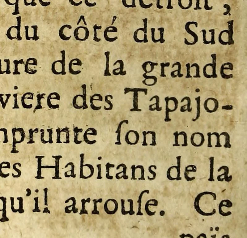 An illustration from Relation de la riviere des Amazones, 1682, leaf 384