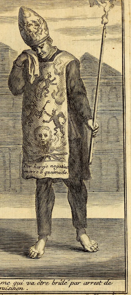 An illustration from Relation de l'inquisition de Goa, 1688, leaf 17