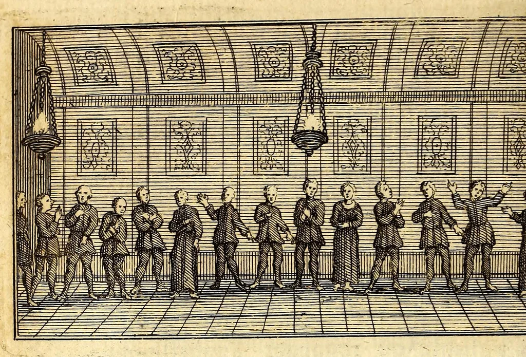 An illustration from Relation de l'inquisition de Goa, 1688, leaf 182