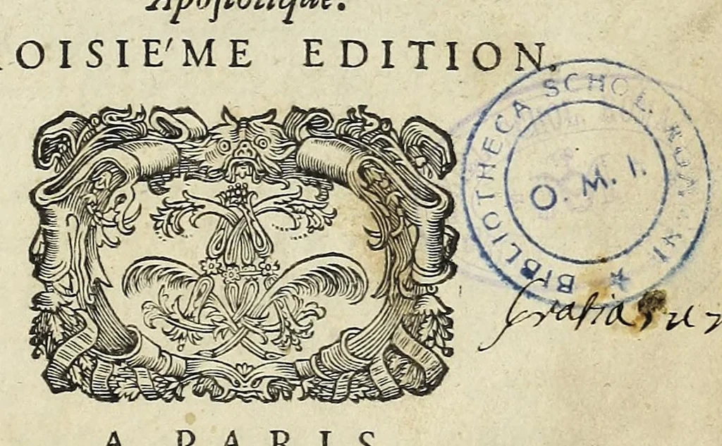 An illustration from Relation des missions des evesques françois aux royaumes de Siam, de la Cochinchine, de Camboye, & du Tonquin, &c. Divisée en quatre parties, 1684, leaf 3