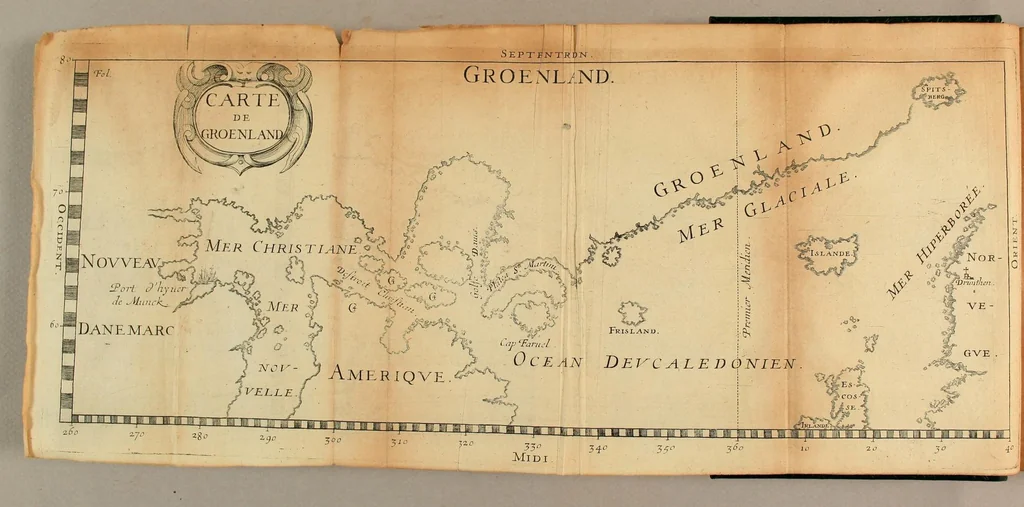 An illustration from Relation du Groenland, 1663, leaf 28