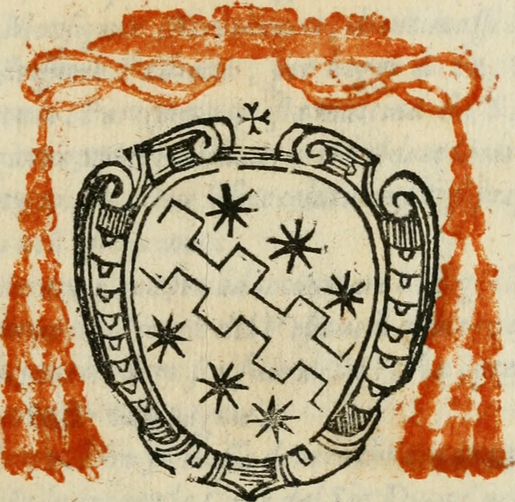 An illustration from Relatione della solenne intrata fatta nella città di Ferrara il di 29. di gennaro 1598, dall'ill.mo et rev.mo sr. cardinal Aldobrandino legato, 1598, leaf 4