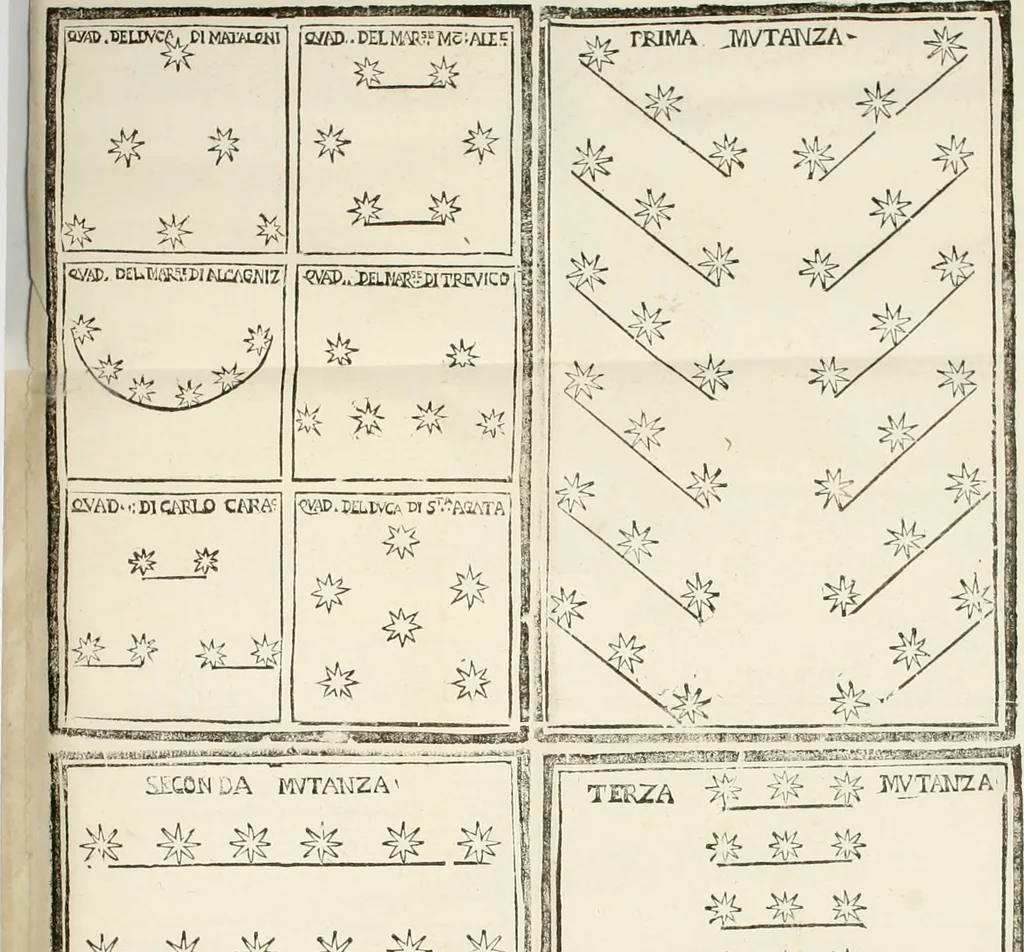 An illustration from Relatione delle feste fatte in Napoli dall'eccellen.mo signor duca di Medina de las Torres, vice re del regno, per la nascita della serenissima infa[n]ta di Spagna, 1639, leaf 43