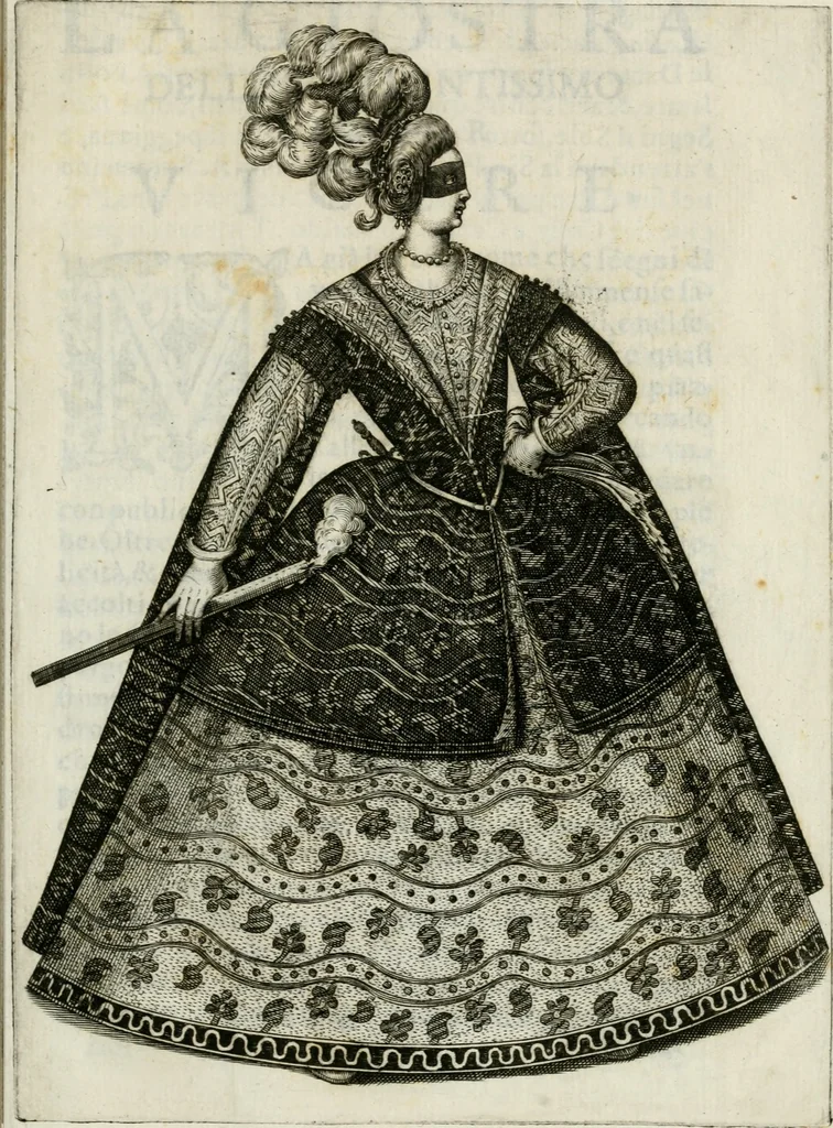 An illustration from Relatione delle feste fatte in Napoli dall'eccellen.mo signor duca di Medina de las Torres, vice re del regno, per la nascita della serenissima infa[n]ta di Spagna, 1639, leaf 94