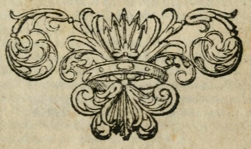 An illustration from Relatione del pomposo apparato fatto da PP. Carmelitani dell'antica osseruanza, in S. Maria di Piazza di Torino : con occasione della solennizata canonizatione di S. Maria Maddalena de Pazzi vergine e monaca dell'istessa osseruanza, 1669, leaf 3