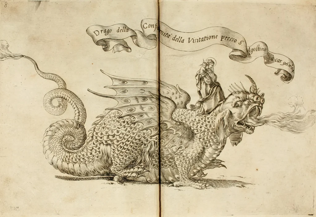 An illustration from Relatione di Alfonso Isachi intorno l'origine, solennità, traslatione, et miracoli della Madonna di Reggio, 1619, leaf 277