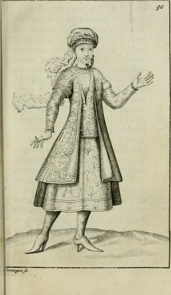 An illustration from Voyage, ou, Relation de l'etat present du royaume de Perse : avec une differtation curieuse fur les murs, religion & gouvernement de cet etat, 1695, leaf 116