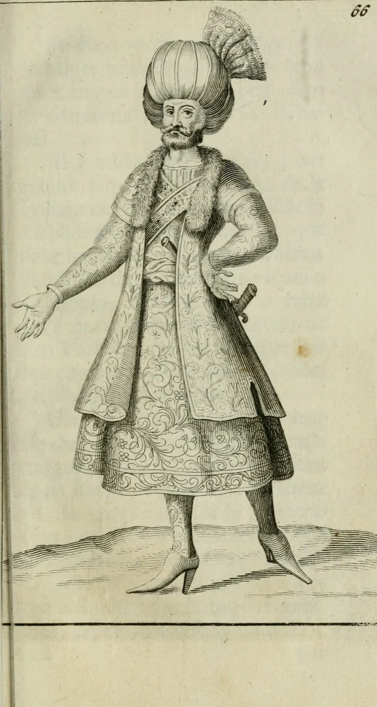 An illustration from Voyage, ou, Relation de l'etat present du royaume de Perse : avec une differtation curieuse fur les murs, religion & gouvernement de cet etat, 1695, leaf 88