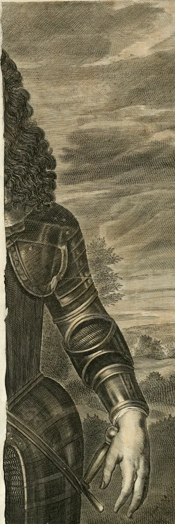 An illustration from A relation in form of journal of the voiage and residence which the most excellent and most mighty prince Charles the II, King of Great Britain, &c hath made in Holland from the 25 of May to the 2 of June, 1660, 1660, leaf 9