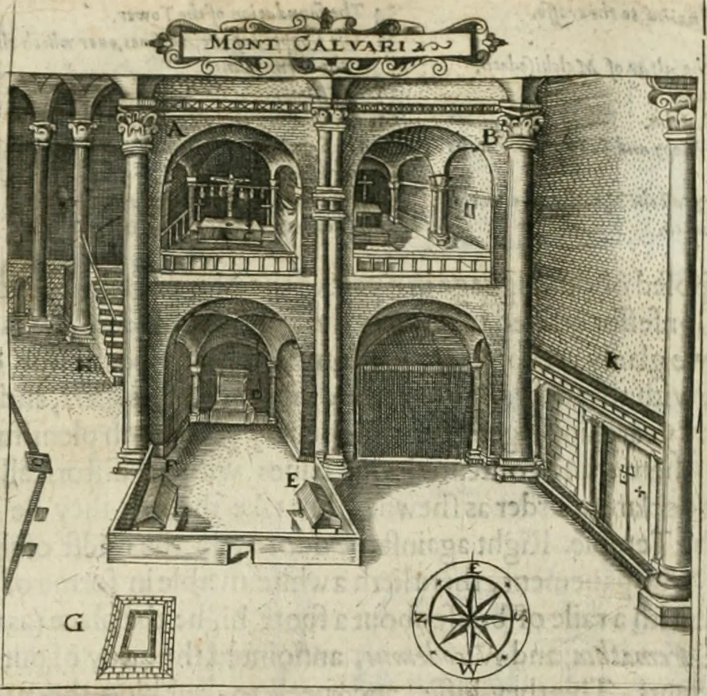 An illustration from A relation of a journey begun An: Dom: 1610. Fovre bookes. Containing a description of the Turkish Empire, of Ægypt, of the Holy Land, of the remote parts of Italy, and ilands adioyning, 1621, leaf 171