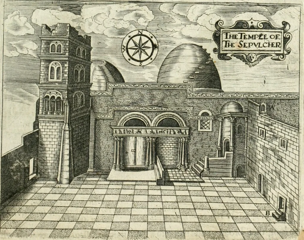 An illustration from A relation of a journey begun An: Dom: 1610. Fovre bookes. Containing a description of the Turkish Empire, of Ægypt, of the Holy Land, of the remote parts of Italy, and ilands adioyning, 1621, leaf 172