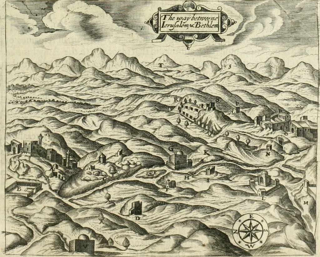 An illustration from A relation of a journey begun An: Dom: 1610. Fovre bookes. Containing a description of the Turkish Empire, of Ægypt, of the Holy Land, of the remote parts of Italy, and ilands adioyning, 1621, leaf 182
