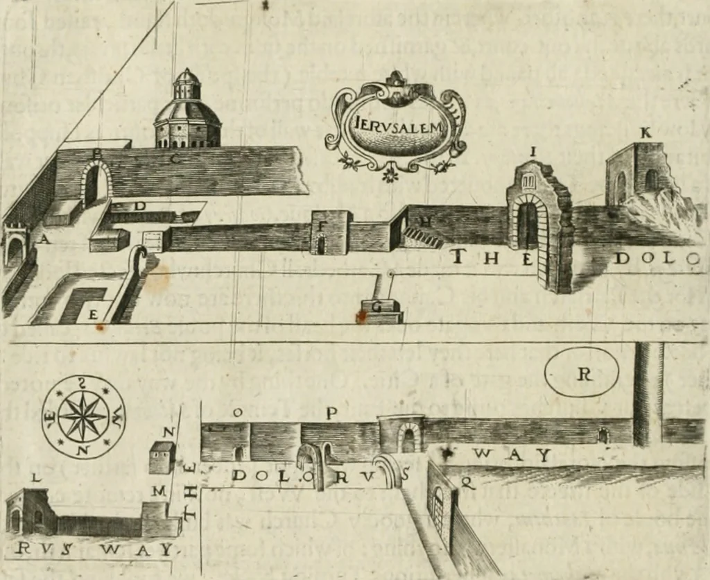 An illustration from A relation of a journey begun An: Dom: 1610. Fovre bookes. Containing a description of the Turkish Empire, of Ægypt, of the Holy Land, of the remote parts of Italy, and ilands adioyning, 1621, leaf 201