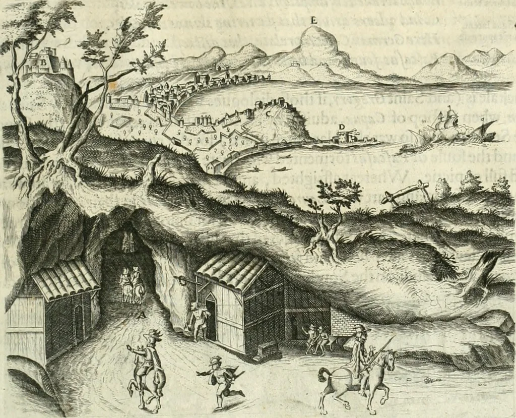 An illustration from A relation of a journey begun An: Dom: 1610. Fovre bookes. Containing a description of the Turkish Empire, of Ægypt, of the Holy Land, of the remote parts of Italy, and ilands adioyning, 1621, leaf 272