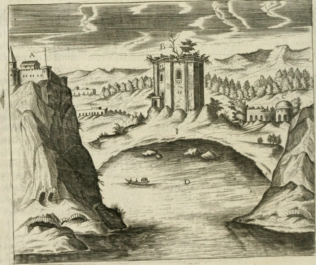 An illustration from A relation of a journey begun An: Dom: 1610. Fovre bookes. Containing a description of the Turkish Empire, of Ægypt, of the Holy Land, of the remote parts of Italy, and ilands adioyning, 1621, leaf 297