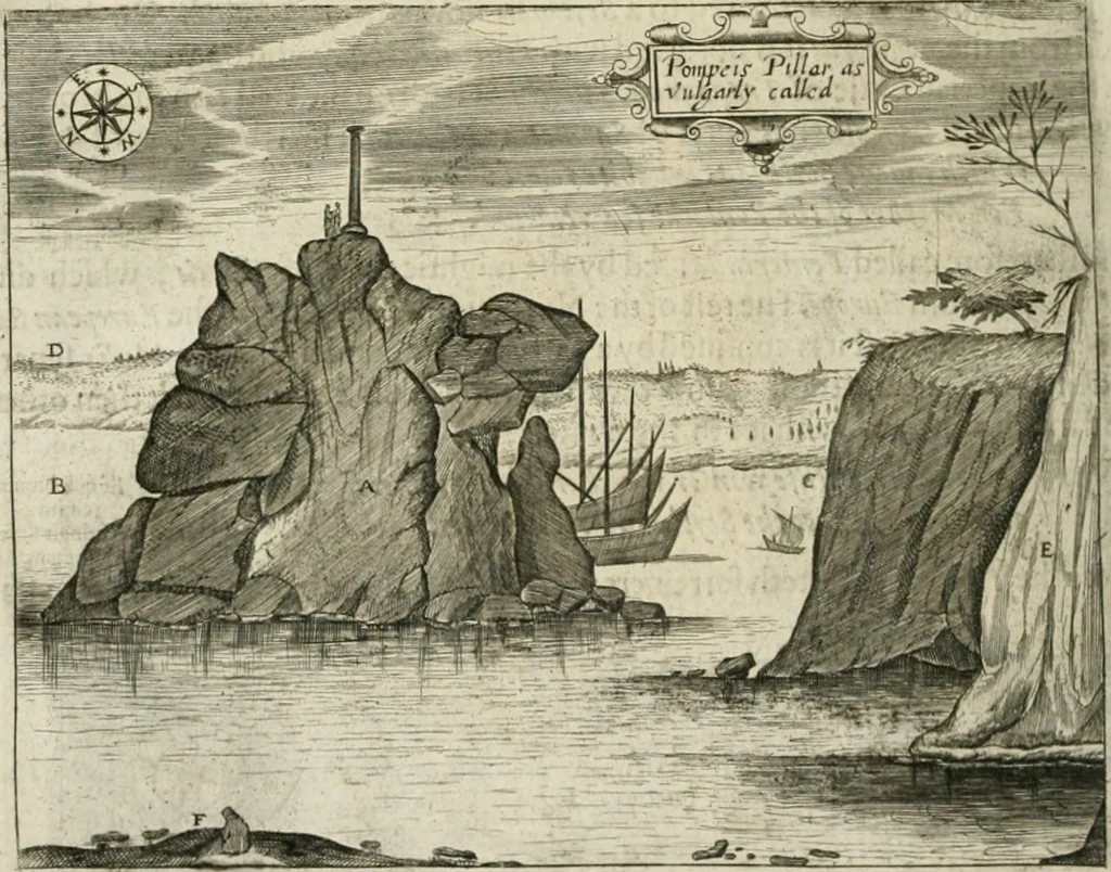 An illustration from A relation of a journey begun An: Dom: 1610. Fovre bookes. Containing a description of the Turkish Empire, of Ægypt, of the Holy Land, of the remote parts of Italy, and ilands adioyning, 1621, leaf 47