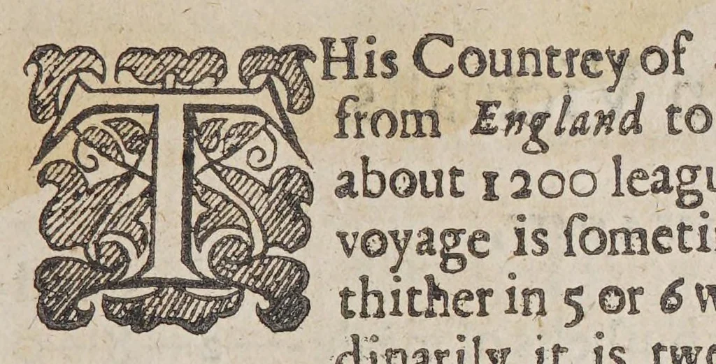 An illustration from A relation of Maryland; : together, vvith a map of the countrey, the conditions of plantation, His Majesties charter to the Lord Baltemore,, 1635, leaf 49