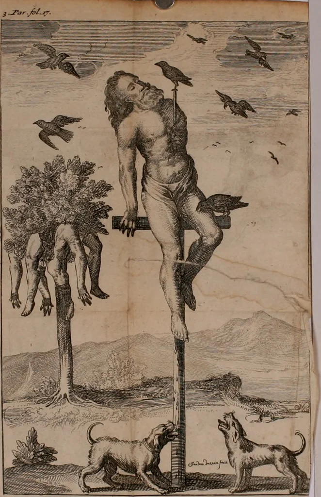 An illustration from Relation ou voyage de l'isle de Ceylan, dans les Indes orientales. Contenant une description exacte de cette isle, la forme de son gouvernement, le commerce, les moeurs, les coûtumes, & la religion de ses habitans:, 1693, leaf 287