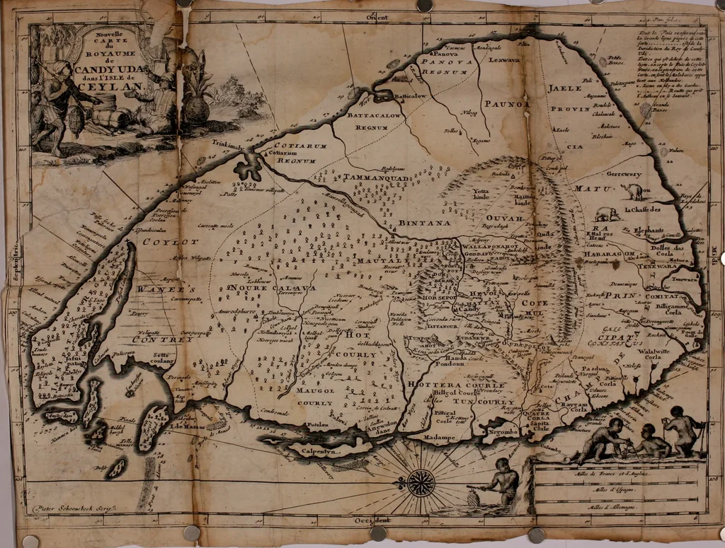 An illustration from Relation ou voyage de l'isle de Ceylan, dans les Indes orientales. Contenant une description exacte de cette isle, la forme de son gouvernement, le commerce, les moeurs, les coûtumes, & la religion de ses habitans:, 1693, leaf 29