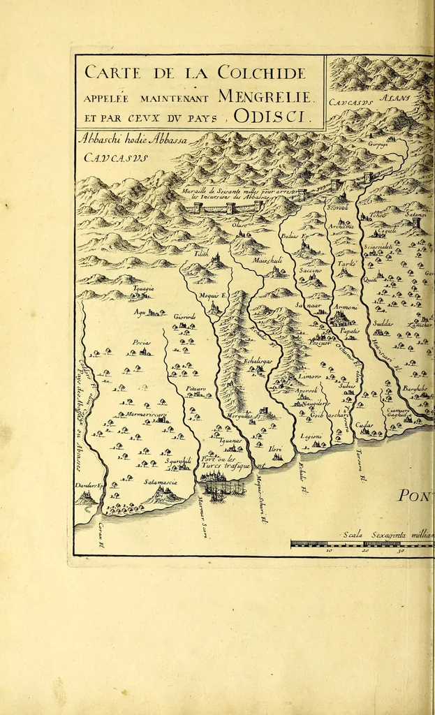 An illustration from Relations de divers voyages curieux, qui n'ont point esté publiees; : ov qvi ont esté traduites d'Haclvyt; de Purchas, & d'autres voyageurs anglois, hollandois, portugais, allemands, espagnols; et de qvelqves Persans, Arabes, et avtres auteurs orientaux. Enrichies de figures de plantes non décrites, d'animaux inconnus à l'Europe, & de cartes geographiques de pays dont on n'a point encore donné de cartes, 1664, leaf 84