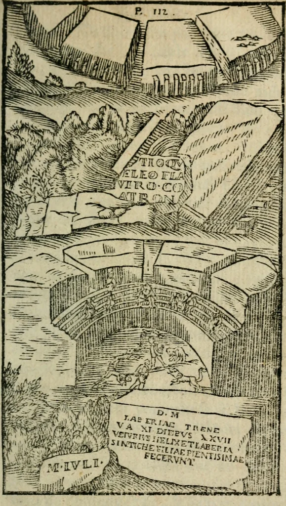 An illustration from Relations historiques et curieuses de voyages, en Allemagne, Angleterre, Hollande, Boheme, Suisse, &c., 1676, leaf 122