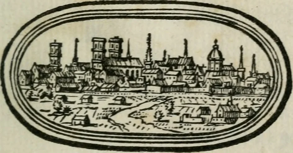 An illustration from Relations historiques et curieuses de voyages en Allemagne, Angleterre, Hollande, Boheme, Suisse, &c., 1695, leaf 10