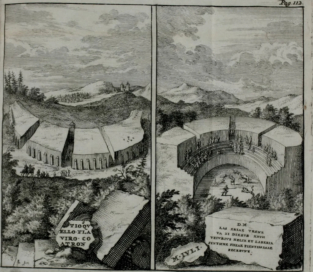 An illustration from Relations historiques et curieuses de voyages en Allemagne, Angleterre, Hollande, Boheme, Suisse, &c., 1695, leaf 131