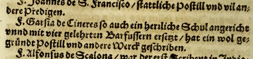 An illustration from Relation vnd gründtlicher Bericht von dess Königreichs Voxu im japonischen Keyserthumb gottseliger Bekehrung, vnd dessentwegen aussgefertigter Ambasciada an Päbst: Heil: gen Rom Paulum den Fünfften, vnd an die Cathol: May: Philip ... Anno 1615. Durch R.P.F. Ludovicum Sotelum S. Francisci Ordens der Discaltzen, oder Parfüsser : vnd ... Don: Rocuyemon Faxecura ..., 1617, leaf 252