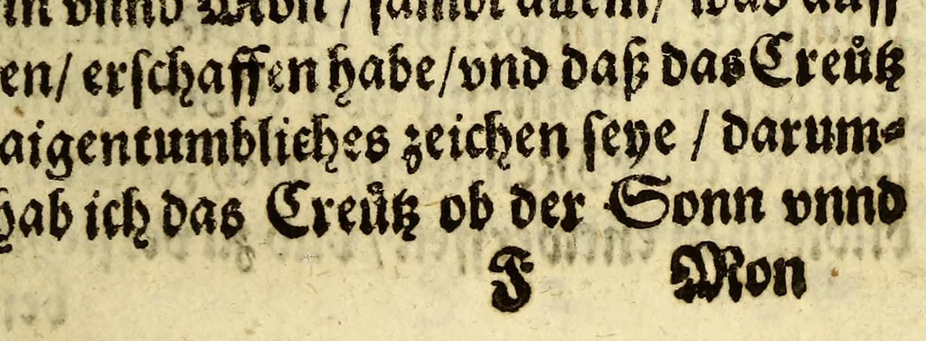 An illustration from Relatio. Welche Philippo. IV. König in Hispanien, & c. R.P.F. Ioannes de Santander ... durch R.P.F. Alphonsum de Benavides ... vbergeben lassen. ..., 1634, leaf 87
