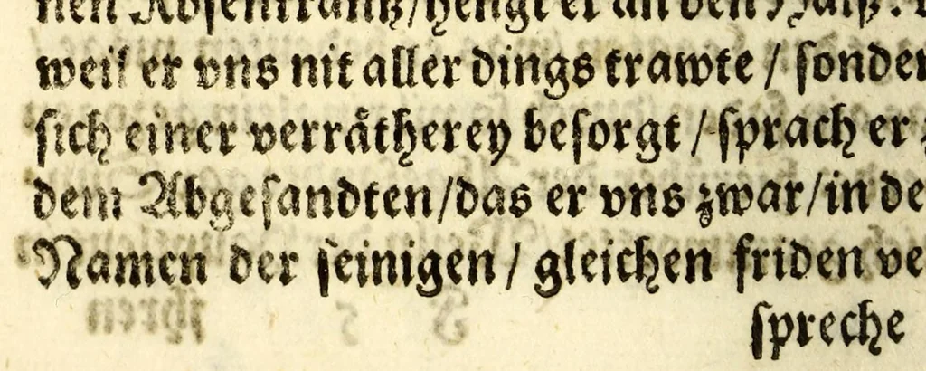 An illustration from Relatio. Welche Philippo. IV. König in Hispanien, & c. R.P.F. Ioannes de Santander ... durch R.P.F. Alphonsum de Benavides ... vbergeben lassen. ..., 1634, leaf 96