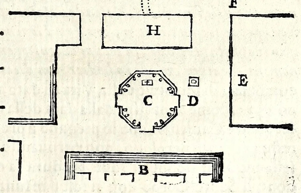 An illustration from Relazione delle sante reliquie della Chiesa Metropolitana della città di Firenze, 1685, leaf 45