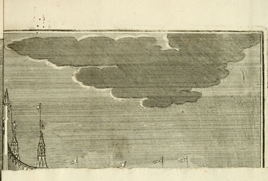 An illustration from Relazione delle solenni esequie celebrate nel Duomo di Milano a Sua Maestà la reina di Sardigna Polissena Giovanna Cristina, 1735, leaf 48
