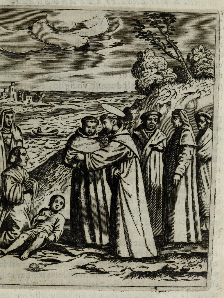 An illustration from Relazioni del gran santo di Padoua Antonio, e dell' alte sue marauiglie, così auanti come doppo morte, diuise in duo libri, 1654, leaf 149