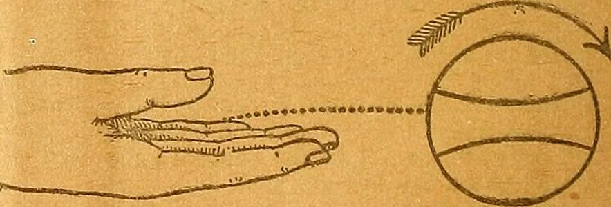 An illustration from The reliable book of outdoor games. Containing official rules for playing base ball, foot ball, cricket, lacrosse, tennis, croquet, etc, 1893, leaf 11