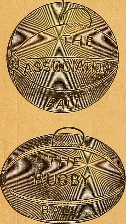 An illustration from The reliable book of outdoor games. Containing official rules for playing base ball, foot ball, cricket, lacrosse, tennis, croquet, etc, 1893, leaf 37