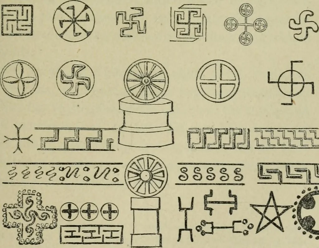 An illustration from La religion des Gaulois : les Druides et la druidisme : leçons professées à l'École du Louvre en 1896, 1897, leaf 166