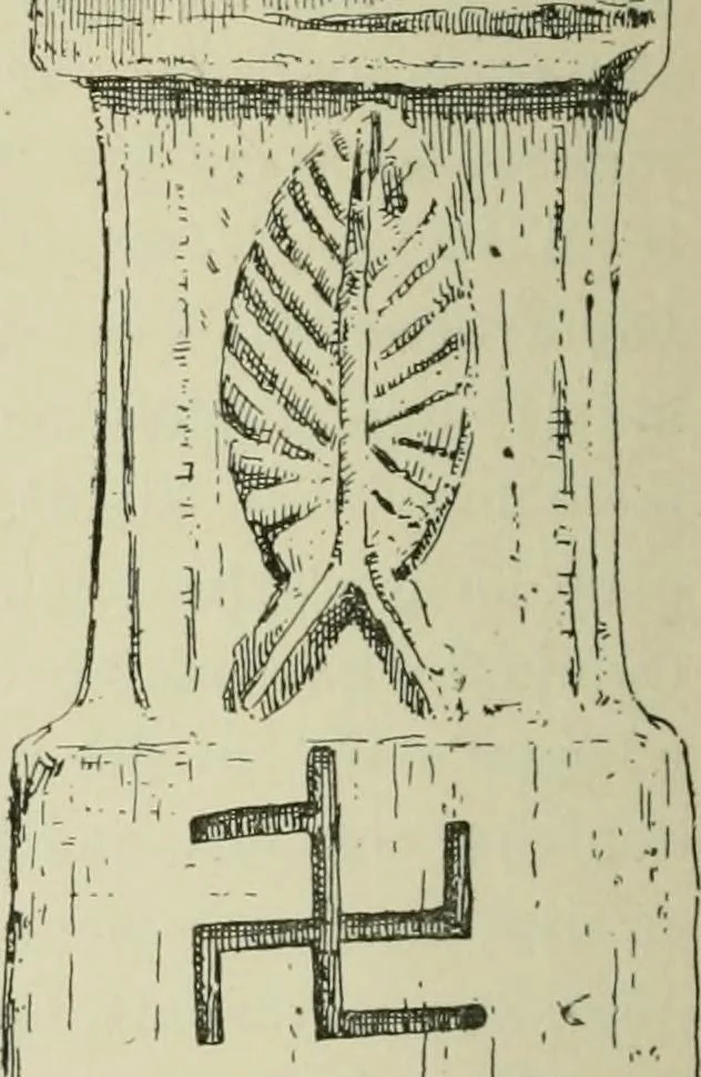An illustration from La religion des Gaulois : les Druides et la druidisme : leçons professées à l'École du Louvre en 1896, 1897, leaf 175