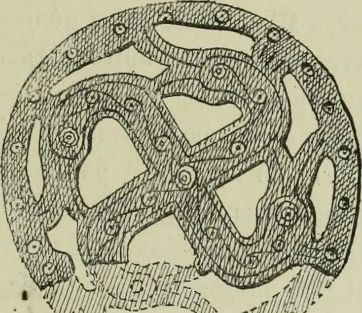 An illustration from La religion des Gaulois : les Druides et la druidisme : leçons professées à l'École du Louvre en 1896, 1897, leaf 188