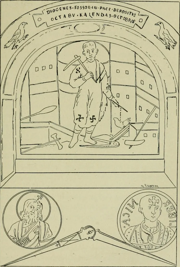 An illustration from La religion des Gaulois : les Druides et la druidisme : leçons professées à l'École du Louvre en 1896, 1897, leaf 194
