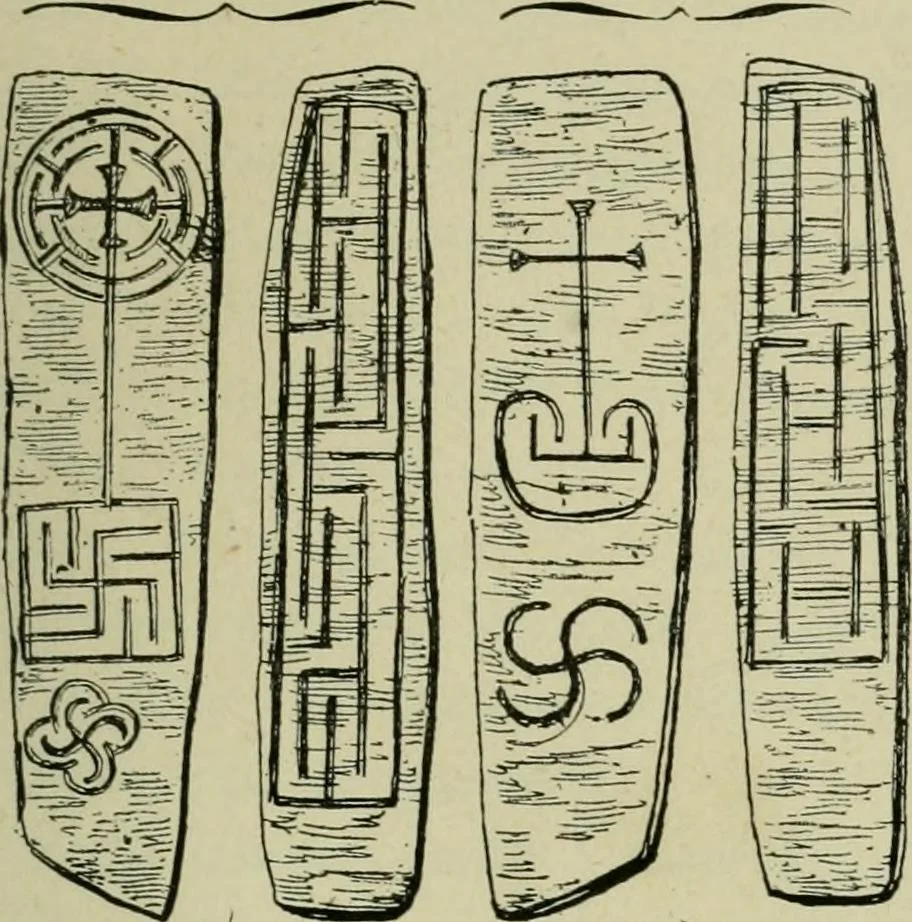 An illustration from La religion des Gaulois : les Druides et la druidisme : leçons professées à l'École du Louvre en 1896, 1897, leaf 202