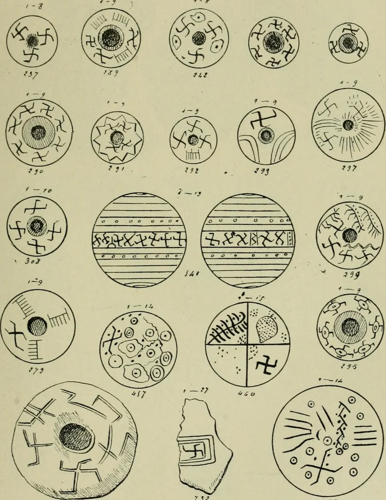 An illustration from La religion des Gaulois : les Druides et la druidisme : leçons professées à l'École du Louvre en 1896, 1897, leaf 206