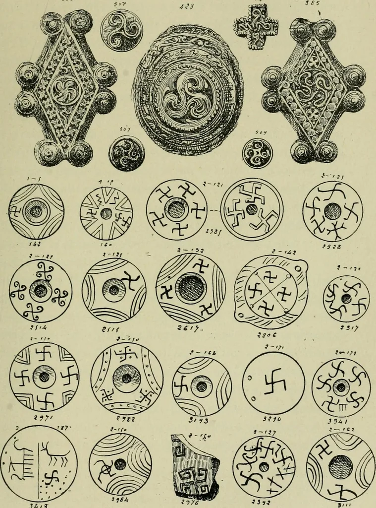 An illustration from La religion des Gaulois : les Druides et la druidisme : leçons professées à l'École du Louvre en 1896, 1897, leaf 208
