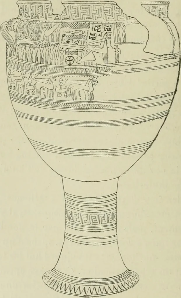 An illustration from La religion des Gaulois : les Druides et la druidisme : leçons professées à l'École du Louvre en 1896, 1897, leaf 211