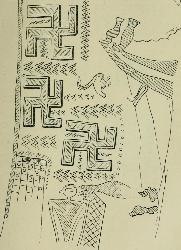 An illustration from La religion des Gaulois : les Druides et la druidisme : leçons professées à l'École du Louvre en 1896, 1897, leaf 212