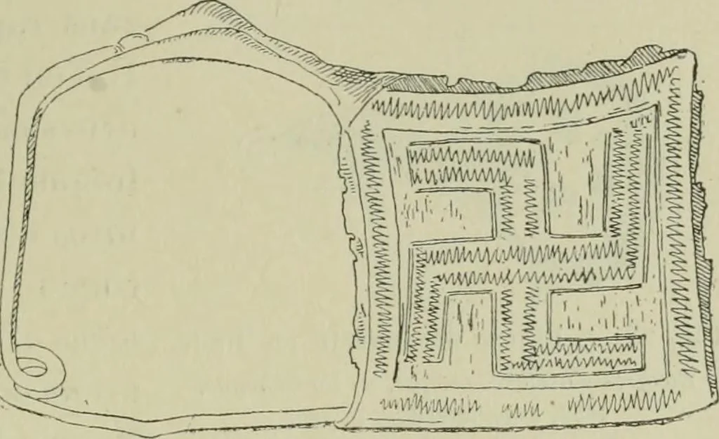 An illustration from La religion des Gaulois : les Druides et la druidisme : leçons professées à l'École du Louvre en 1896, 1897, leaf 216
