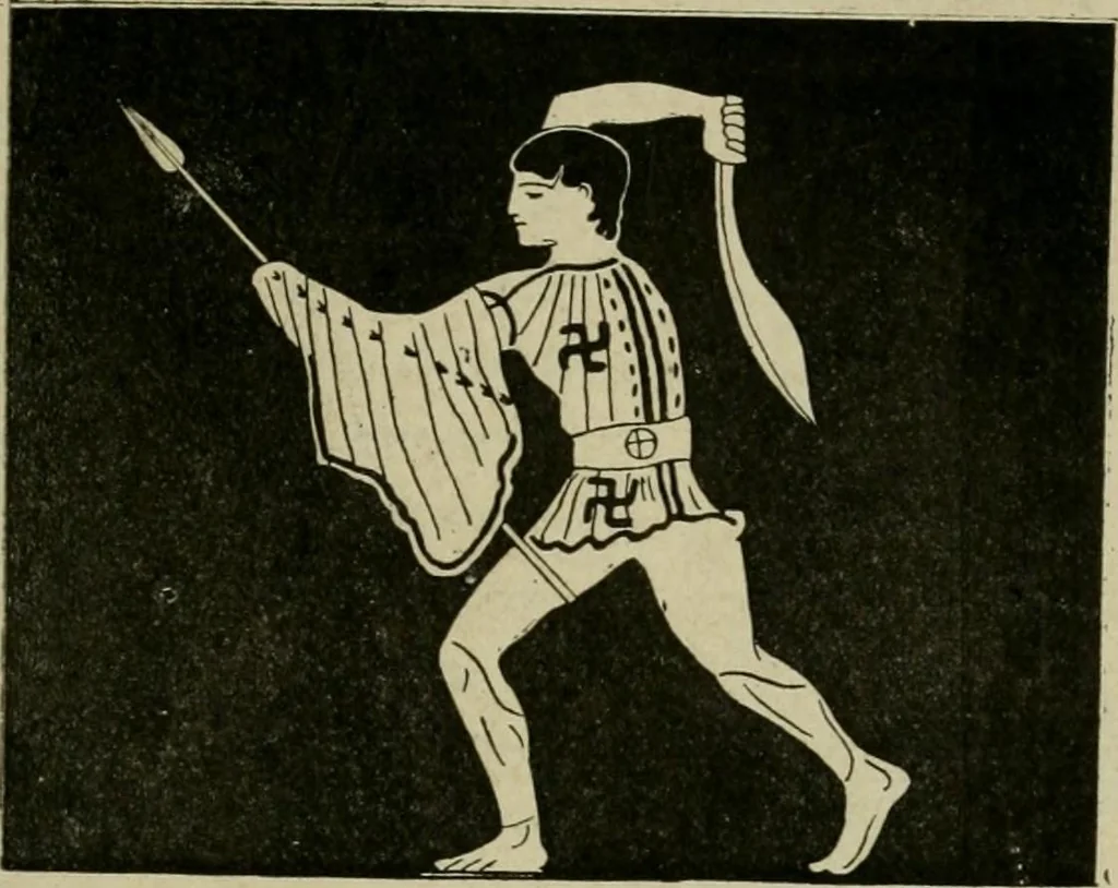An illustration from La religion des Gaulois : les Druides et la druidisme : leçons professées à l'École du Louvre en 1896, 1897, leaf 222