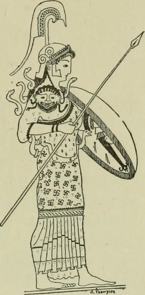 An illustration from La religion des Gaulois : les Druides et la druidisme : leçons professées à l'École du Louvre en 1896, 1897, leaf 224