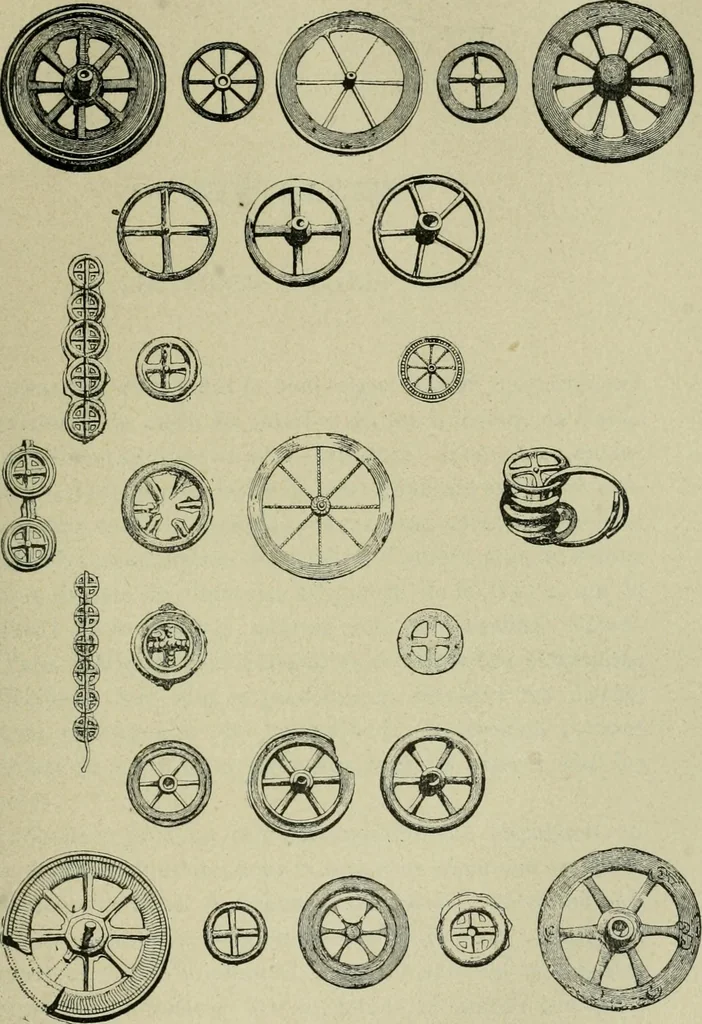 An illustration from La religion des Gaulois : les Druides et la druidisme : leçons professées à l'École du Louvre en 1896, 1897, leaf 242