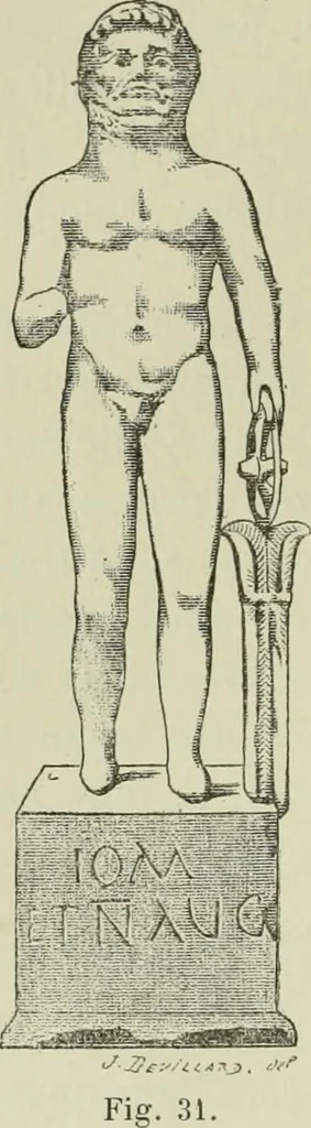 An illustration from La religion des Gaulois : les Druides et la druidisme : leçons professées à l'École du Louvre en 1896, 1897, leaf 249