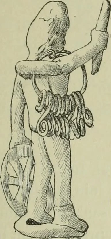 An illustration from La religion des Gaulois : les Druides et la druidisme : leçons professées à l'École du Louvre en 1896, 1897, leaf 250